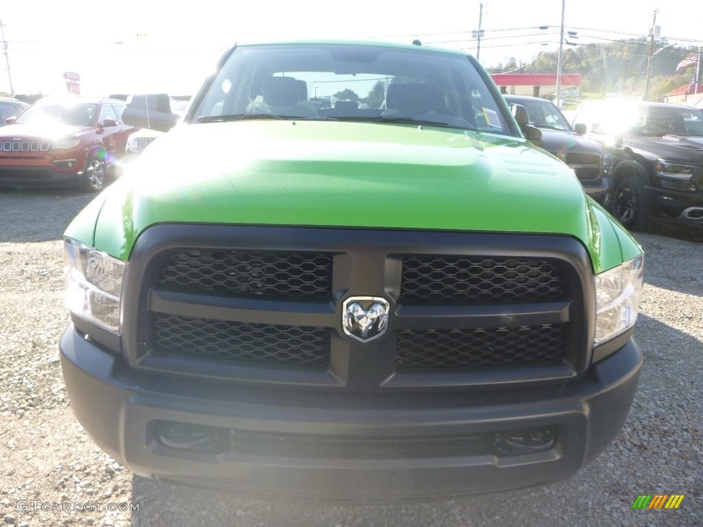 2018 2500 Tradesman Crew Cab 4x4 - Black Forest Green Pearl / Black/Diesel Gray photo #8