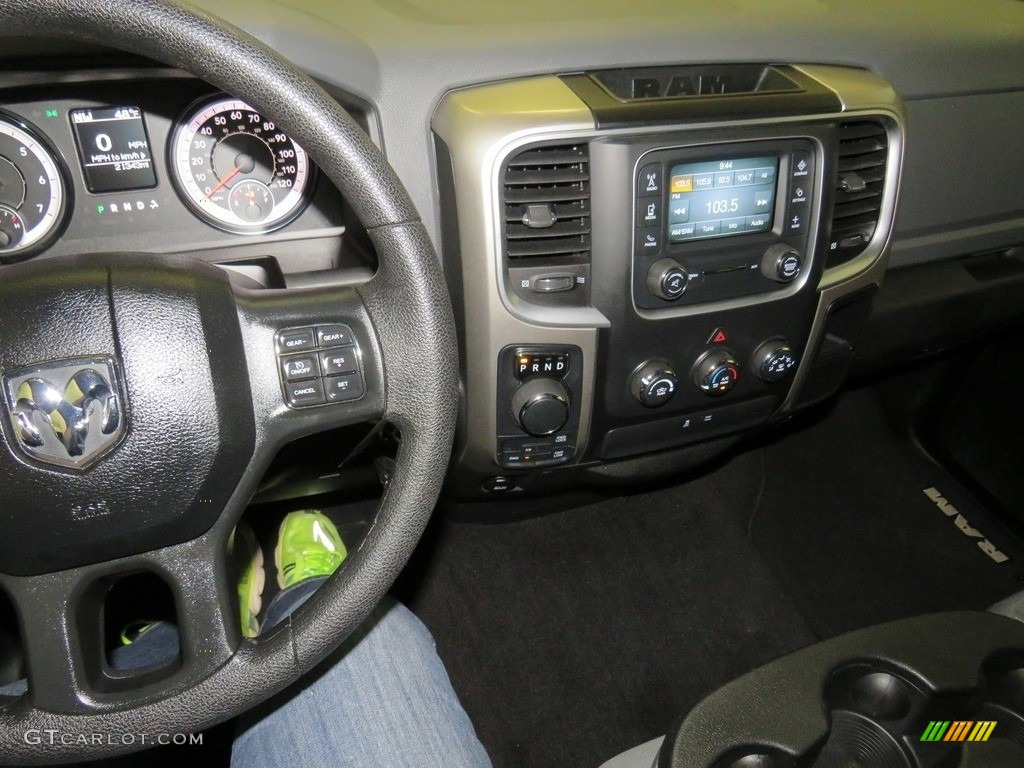 2018 1500 SLT Quad Cab 4x4 - Bright Silver Metallic / Black/Diesel Gray photo #18