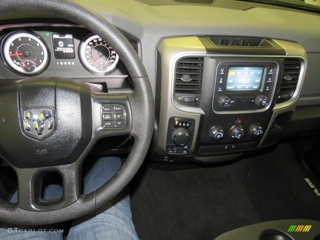 2018 1500 SLT Quad Cab 4x4 - Bright Silver Metallic / Black/Diesel Gray photo #19