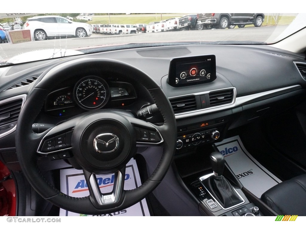 2018 Mazda MAZDA3 Touring 4 Door Black Dashboard Photo #130068185