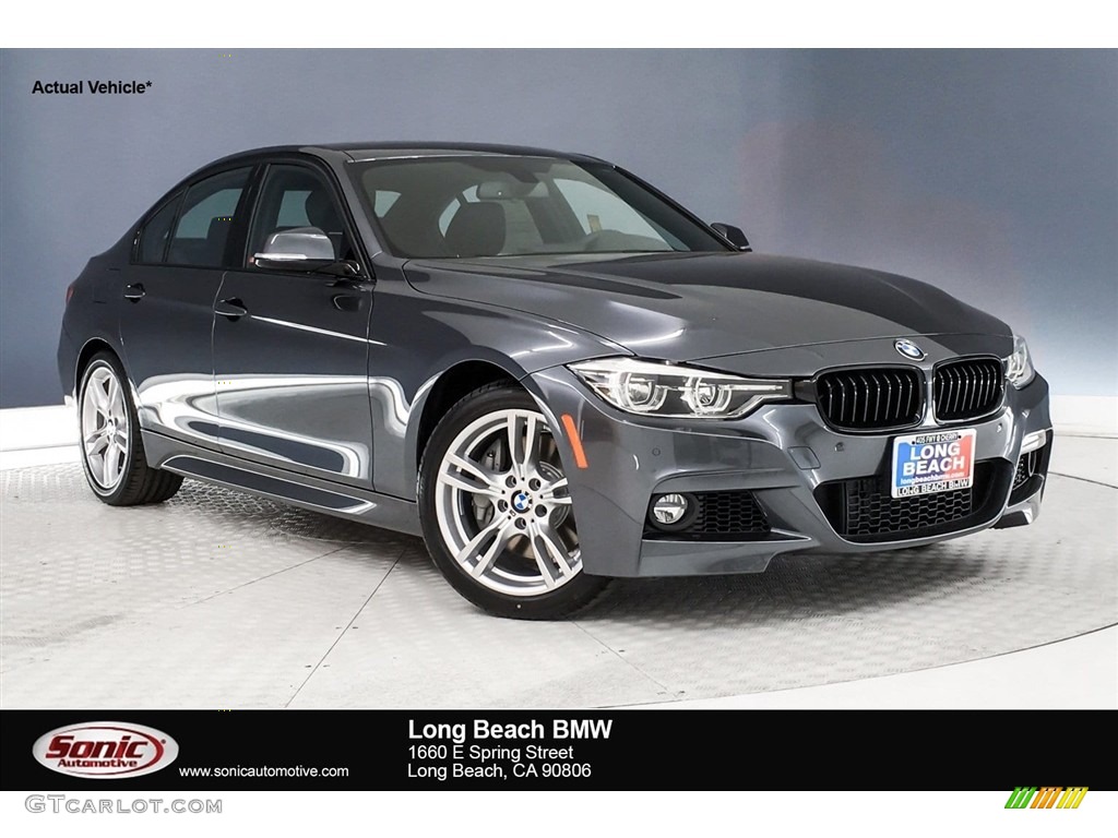 2018 3 Series 340i Sedan - Mineral Grey Metallic / Black photo #1