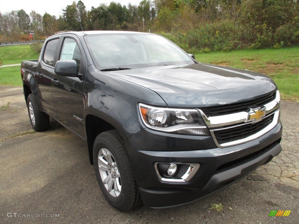 Shadow Gray Metallic 2019 Chevrolet Colorado LT Crew Cab 4x4 Exterior Photo #130071051
