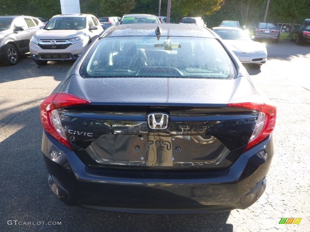 2018 Civic EX Sedan - Modern Steel Metallic / Gray photo #3