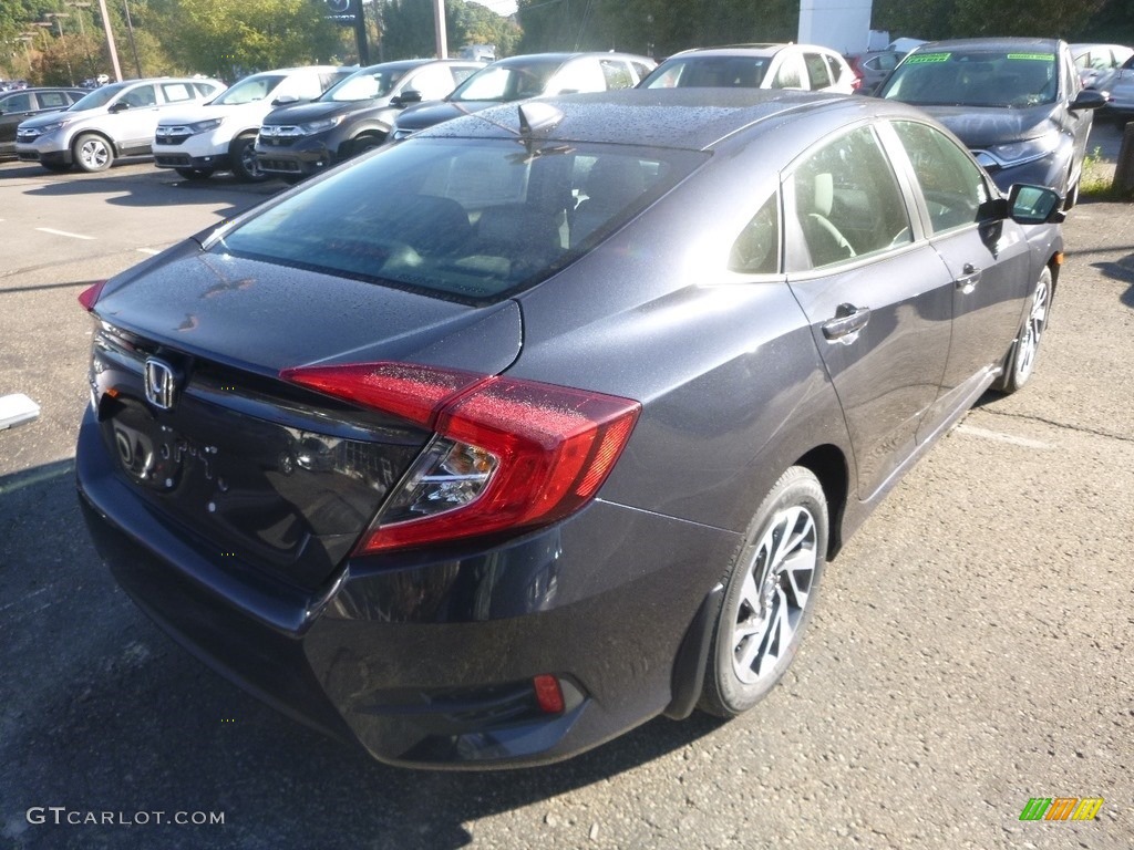 2018 Civic EX Sedan - Modern Steel Metallic / Gray photo #4