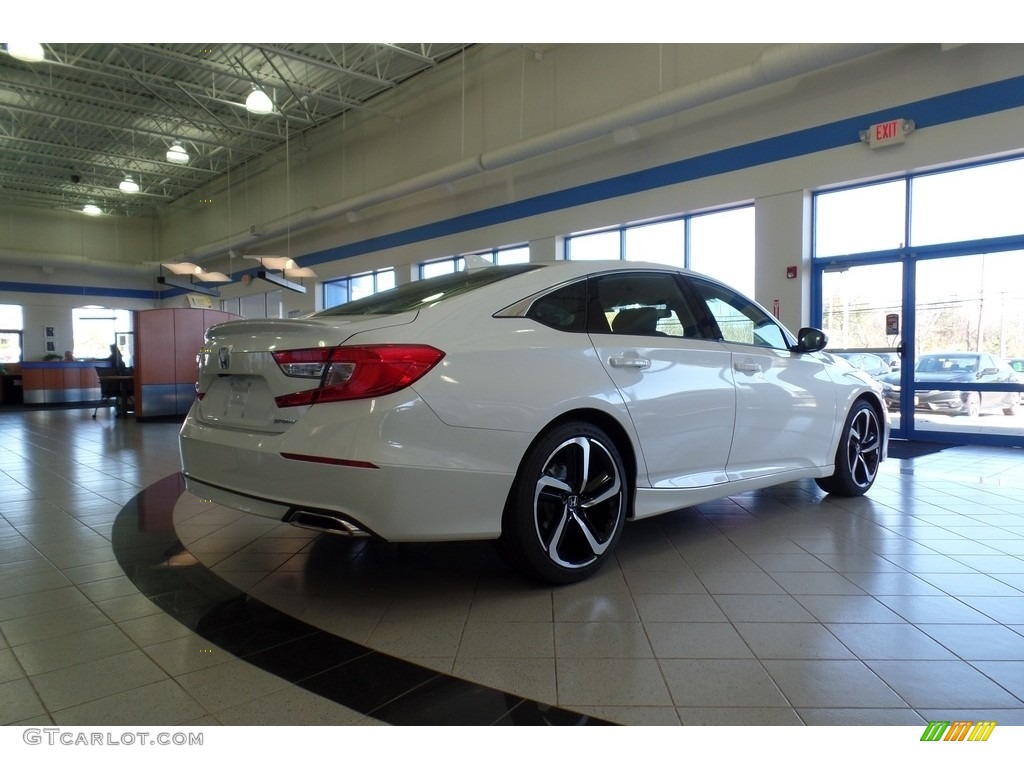 2018 Accord Sport Sedan - Platinum White Pearl / Black photo #5