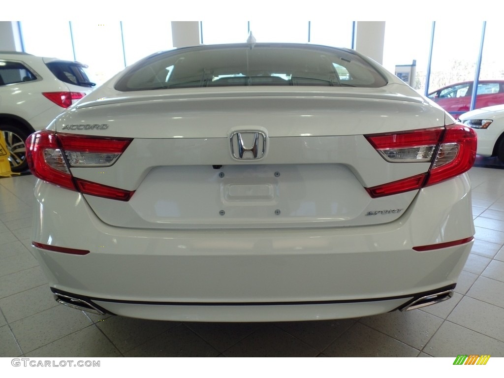 2018 Accord Sport Sedan - Platinum White Pearl / Black photo #6