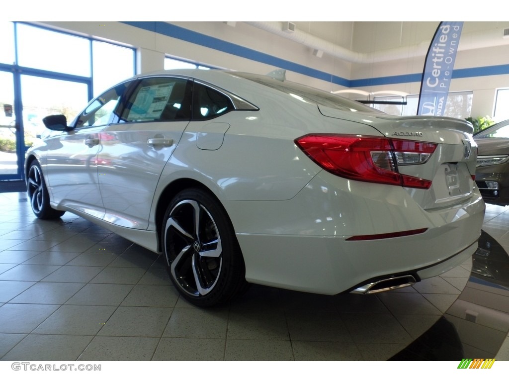 2018 Accord Sport Sedan - Platinum White Pearl / Black photo #7