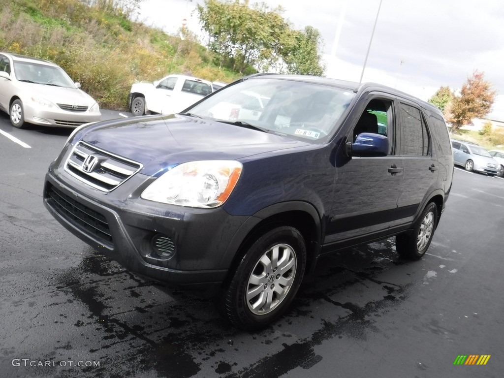 2005 CR-V EX 4WD - Eternal Blue Pearl / Black photo #6