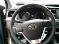 Black 2019 Toyota Highlander SE AWD Steering Wheel