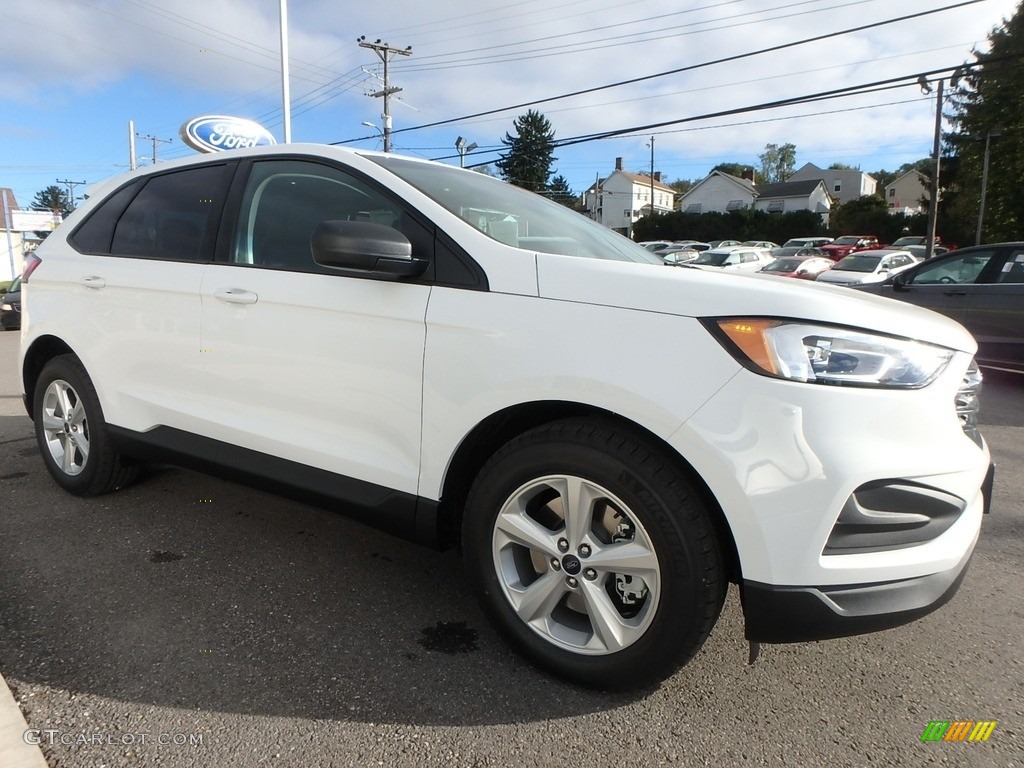 Oxford White 2019 Ford Edge SE AWD Exterior Photo #130075296