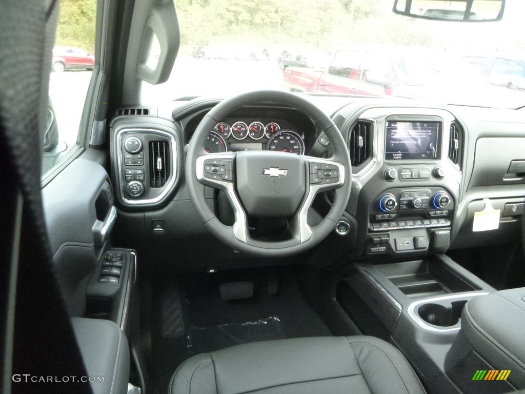 2019 Chevrolet Silverado 1500 LTZ Crew Cab 4WD Jet Black Dashboard Photo #130075809