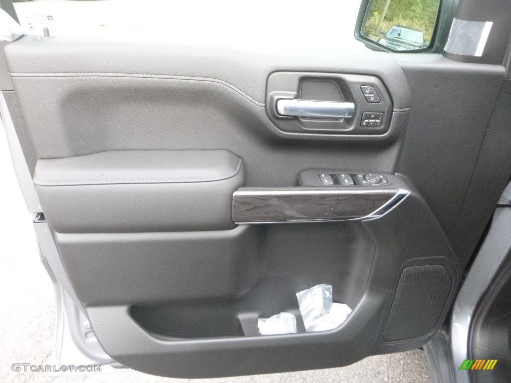 2019 Chevrolet Silverado 1500 LTZ Crew Cab 4WD Jet Black Door Panel Photo #130075836