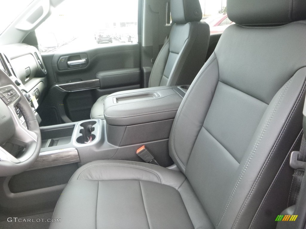 Jet Black Interior 2019 Chevrolet Silverado 1500 LTZ Crew Cab 4WD Photo #130075866