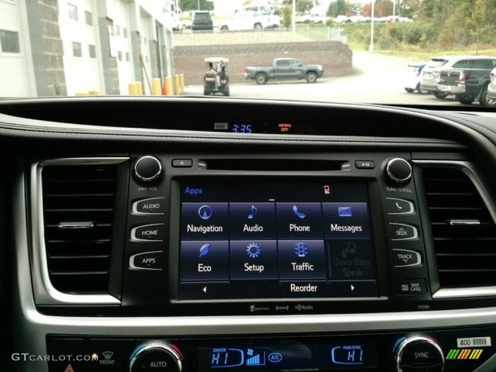 2019 Highlander XLE AWD - Midnight Black Metallic / Black photo #15