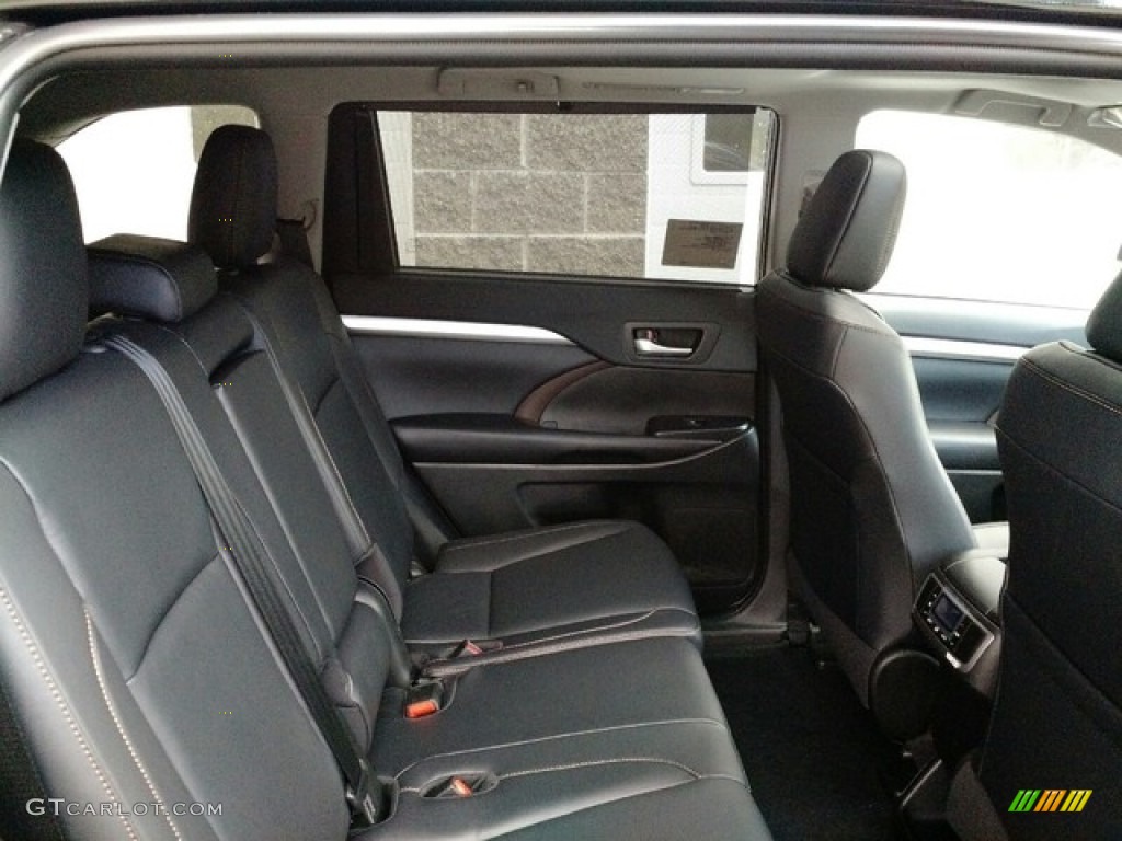 Black Interior 2019 Toyota Highlander XLE AWD Photo #130076754