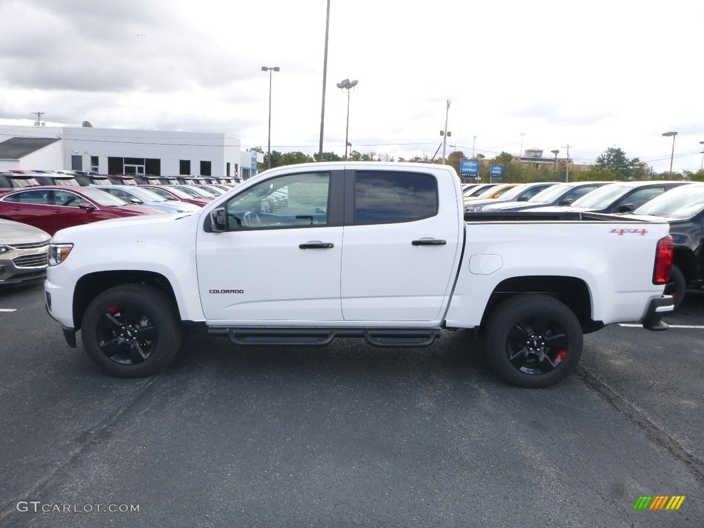 Summit White 2019 Chevrolet Colorado LT Crew Cab 4x4 Exterior Photo #130077312