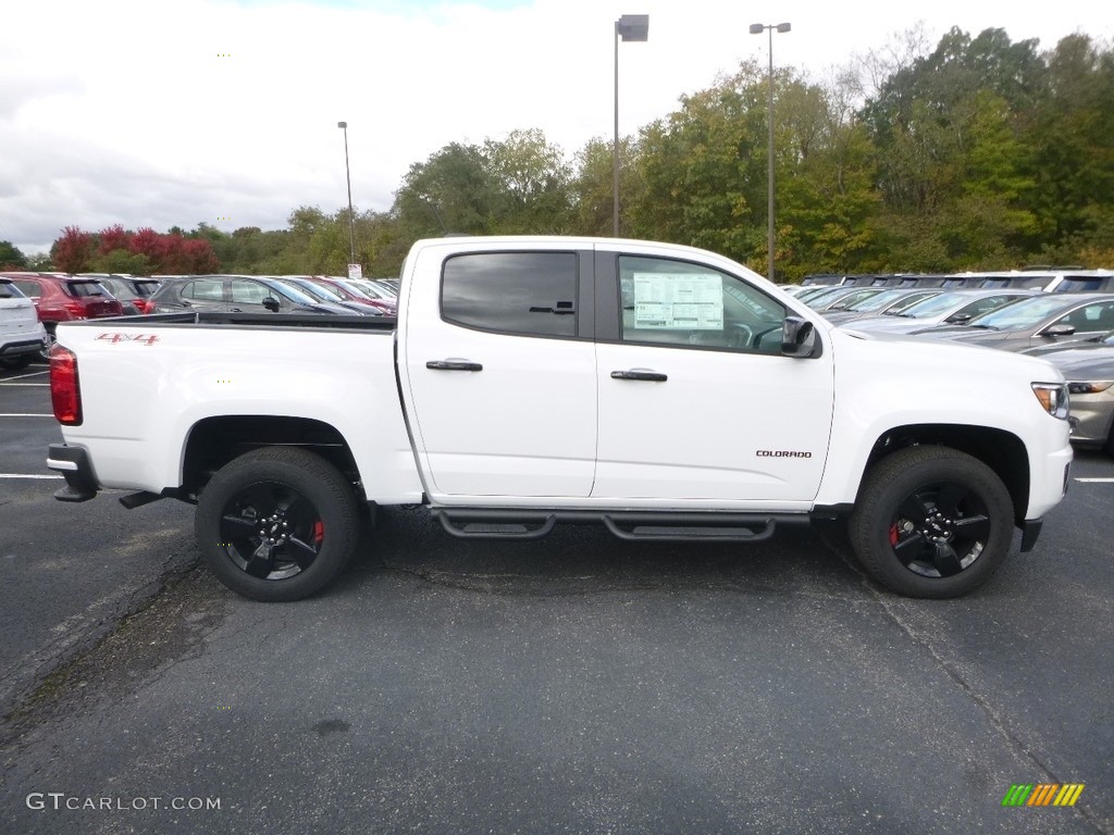 Summit White 2019 Chevrolet Colorado LT Crew Cab 4x4 Exterior Photo #130077432