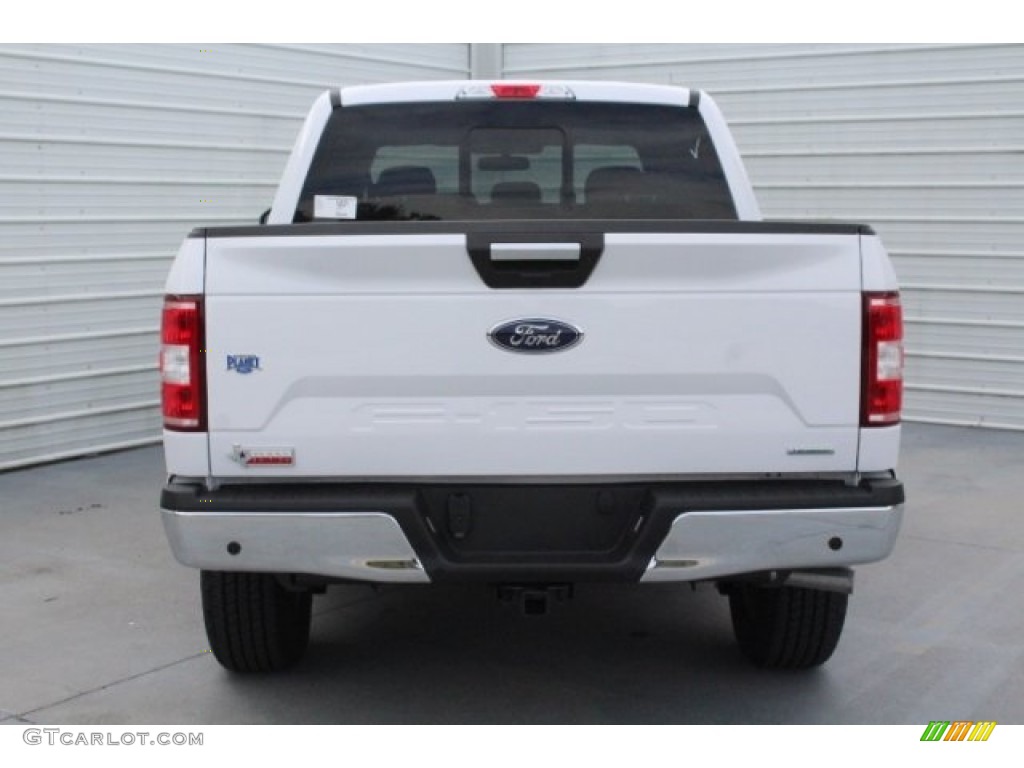 2018 F150 XLT SuperCrew 4x4 - Oxford White / Earth Gray photo #9