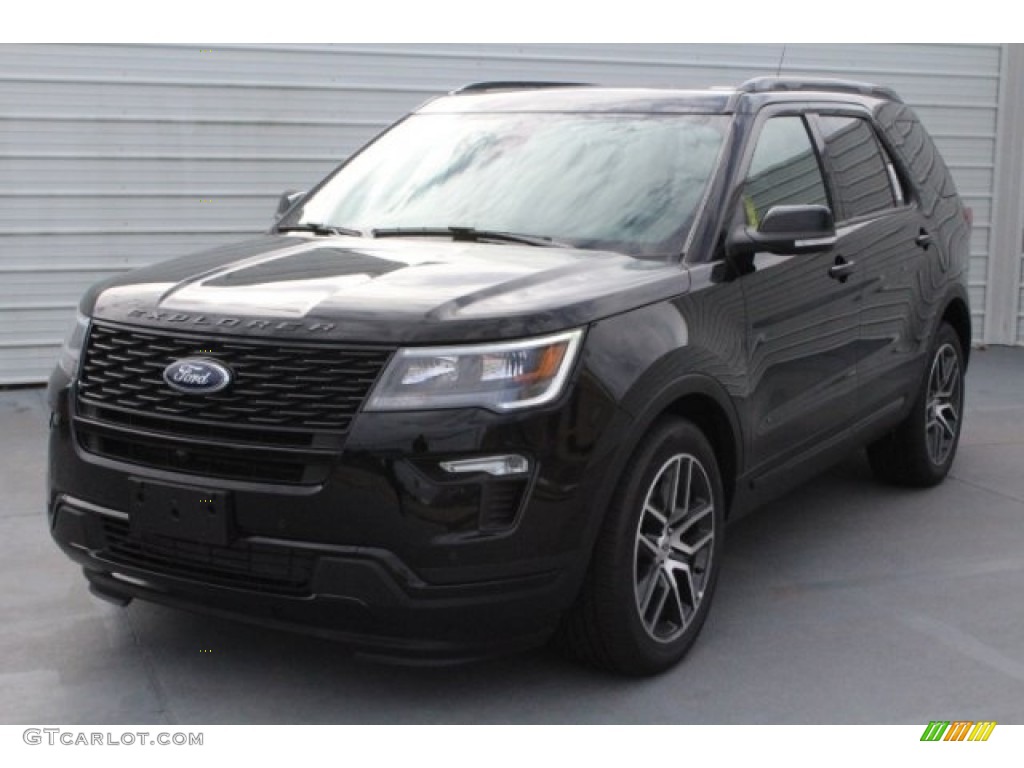 2018 Explorer Sport 4WD - Shadow Black / Ebony Black photo #3