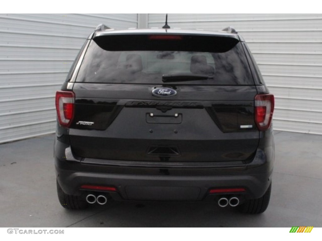 2018 Explorer Sport 4WD - Shadow Black / Ebony Black photo #8