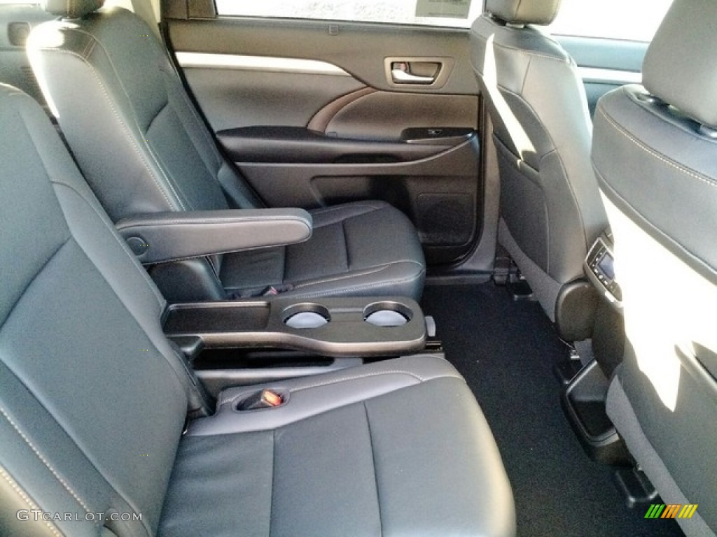 Black Interior 2019 Toyota Highlander XLE AWD Photo #130080429