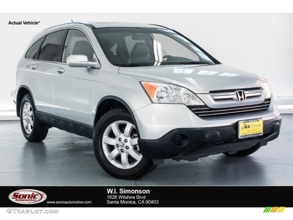 2009 CR-V EX-L - Alabaster Silver Metallic / Gray photo #1