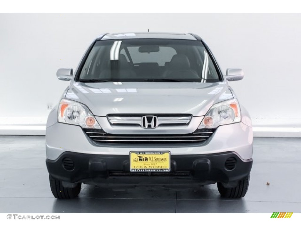 2009 CR-V EX-L - Alabaster Silver Metallic / Gray photo #2
