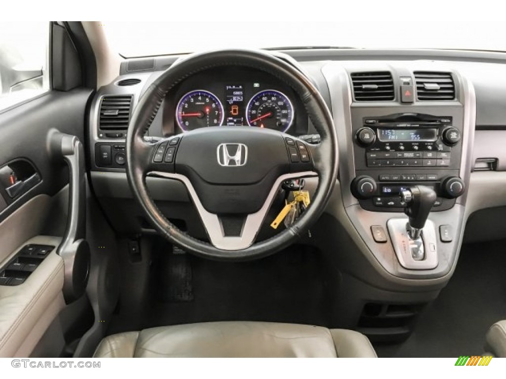 2009 CR-V EX-L - Alabaster Silver Metallic / Gray photo #4