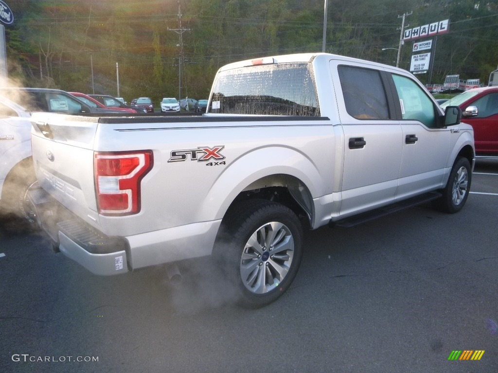 2018 F150 XL SuperCrew 4x4 - Ingot Silver / Earth Gray photo #2
