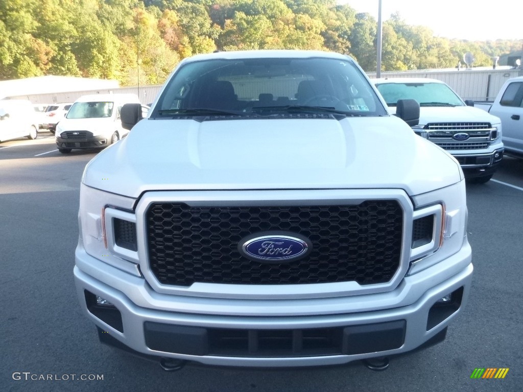 2018 F150 XL SuperCrew 4x4 - Ingot Silver / Earth Gray photo #4