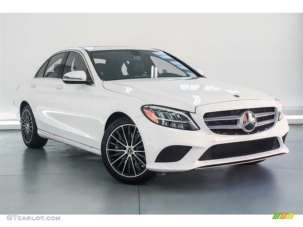 Polar White 2019 Mercedes-Benz C 300 Sedan Exterior Photo #130082862