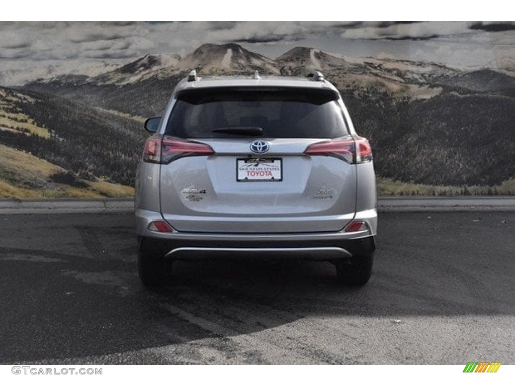 2018 RAV4 XLE AWD Hybrid - Silver Sky Metallic / Black photo #4