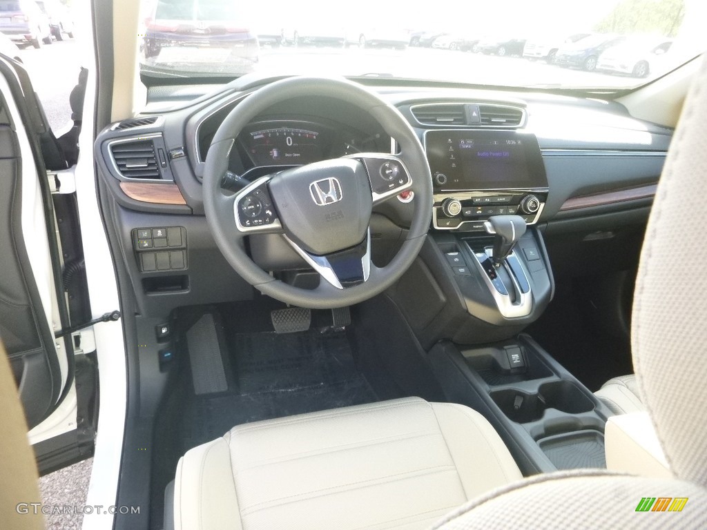 2018 CR-V EX AWD - White Diamond Pearl / Gray photo #10