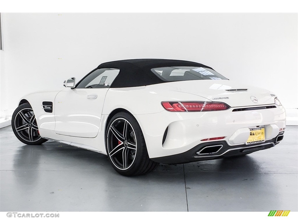 2018 AMG GT C Roadster - designo Diamond White Metallic / Saddle Brown photo #10