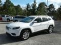 2019 Bright White Jeep Cherokee Latitude  photo #1