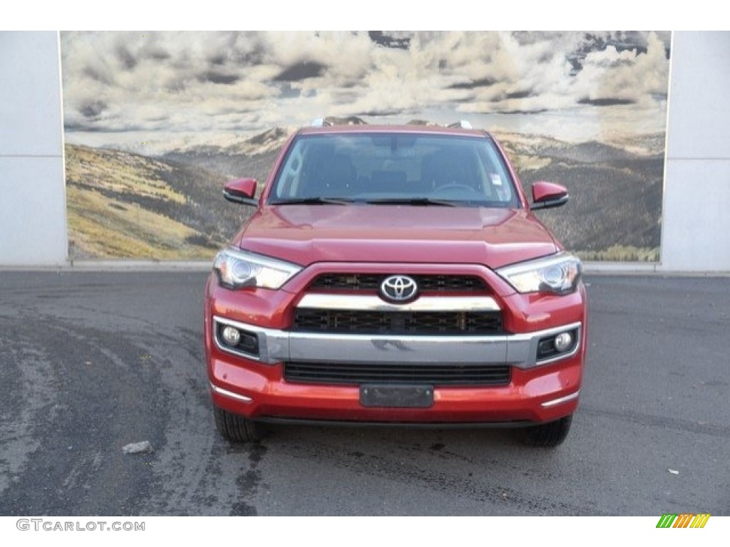 2016 4Runner Limited 4x4 - Barcelona Red Metallic / Black photo #8