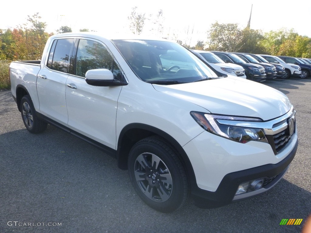 White Diamond Pearl 2019 Honda Ridgeline RTL-E AWD Exterior Photo #130085541