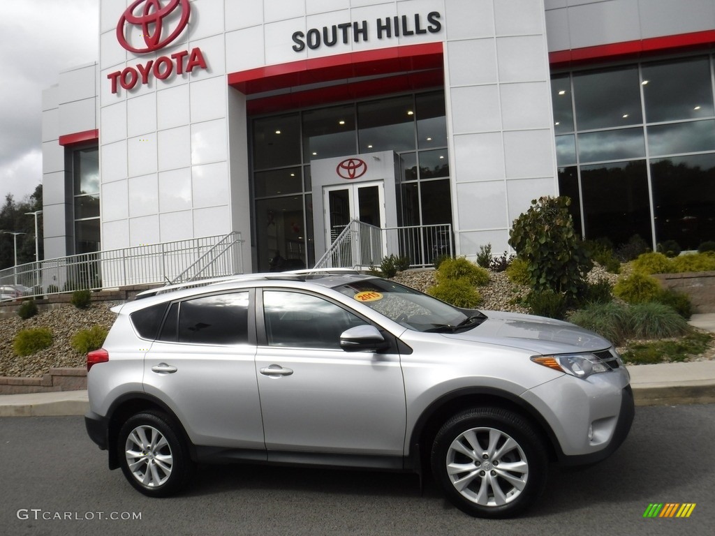 2015 RAV4 Limited AWD - Classic Silver Metallic / Black photo #2
