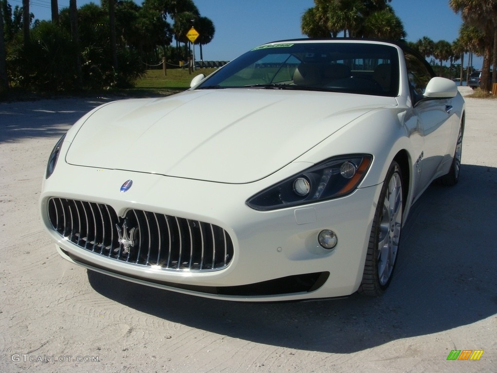 2014 GranTurismo Convertible GranCabrio - Bianco Eldorado (White) / Sabbia photo #28