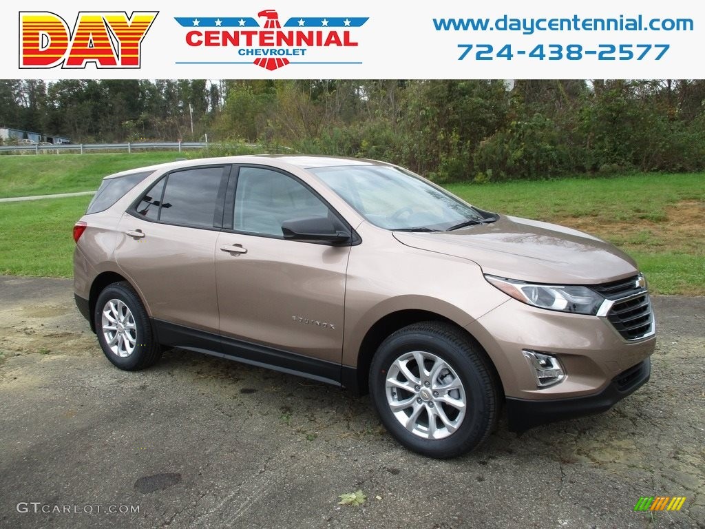 2019 Equinox LS AWD - Sandy Ridge Metallic / Medium Ash Gray photo #1