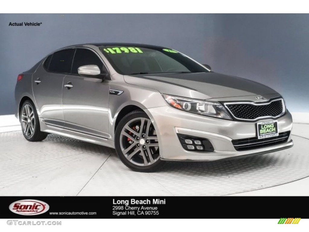 2015 Optima SXL Turbo - Titanium Metallic / Black photo #1