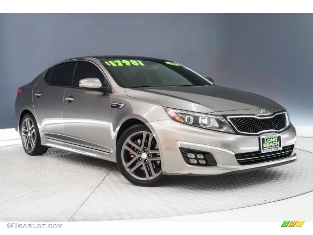 2015 Optima SXL Turbo - Titanium Metallic / Black photo #14