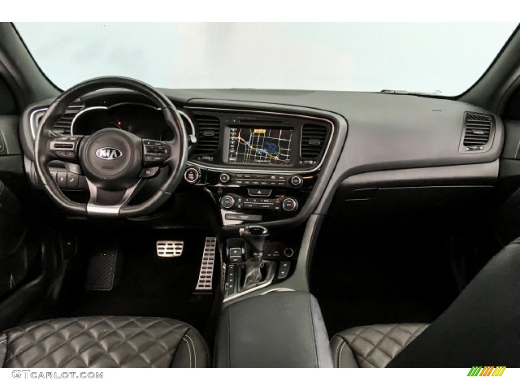 2015 Optima SXL Turbo - Titanium Metallic / Black photo #20