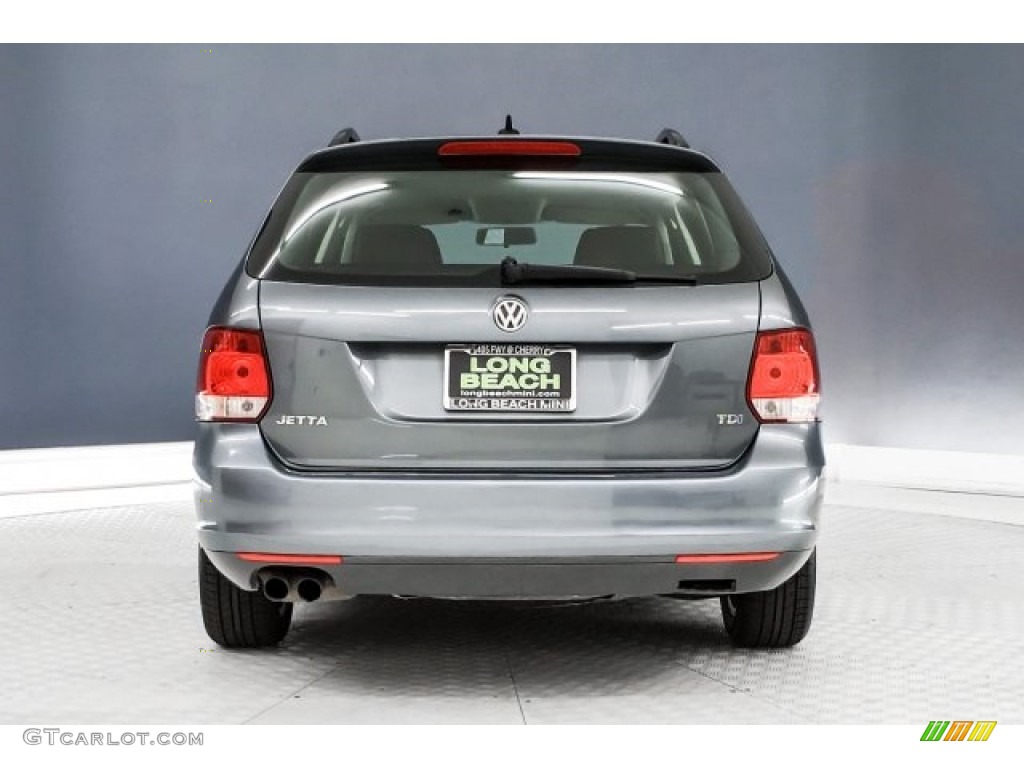 2012 Jetta TDI SportWagen - Platinum Gray Metallic / Titan Black photo #3