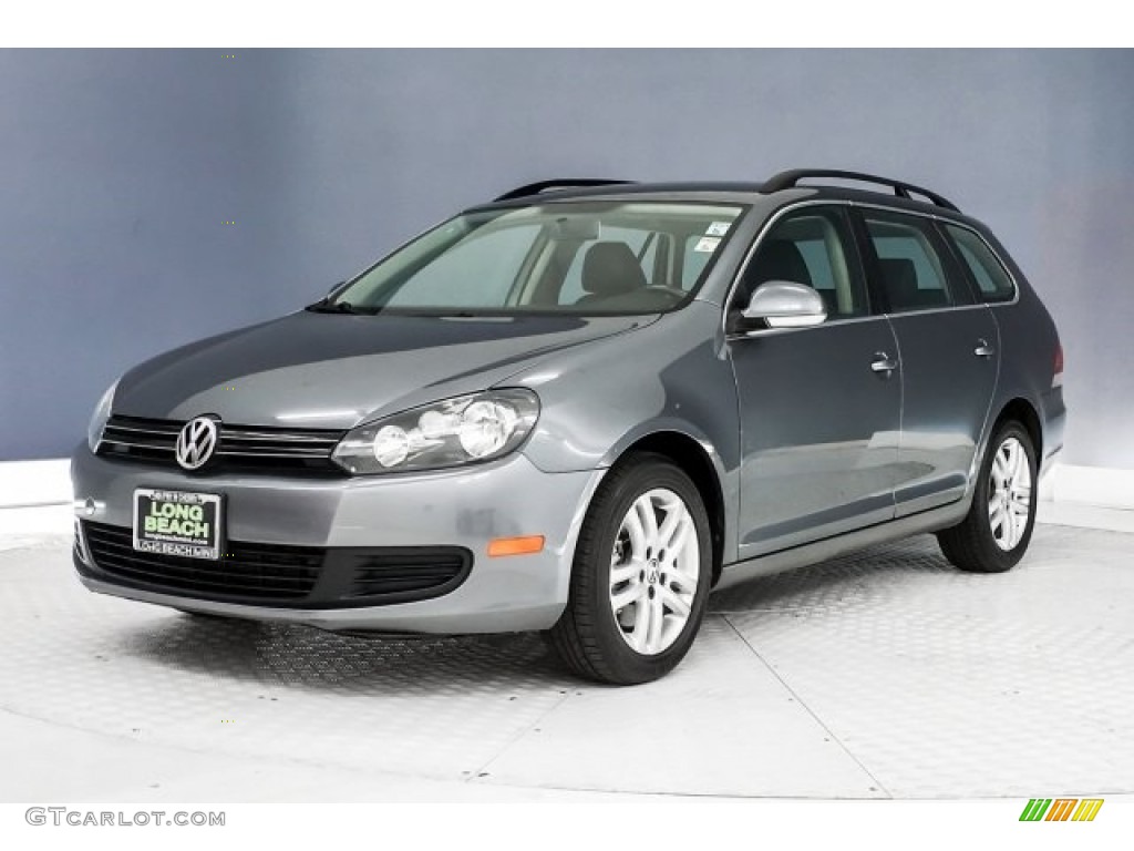 2012 Jetta TDI SportWagen - Platinum Gray Metallic / Titan Black photo #12