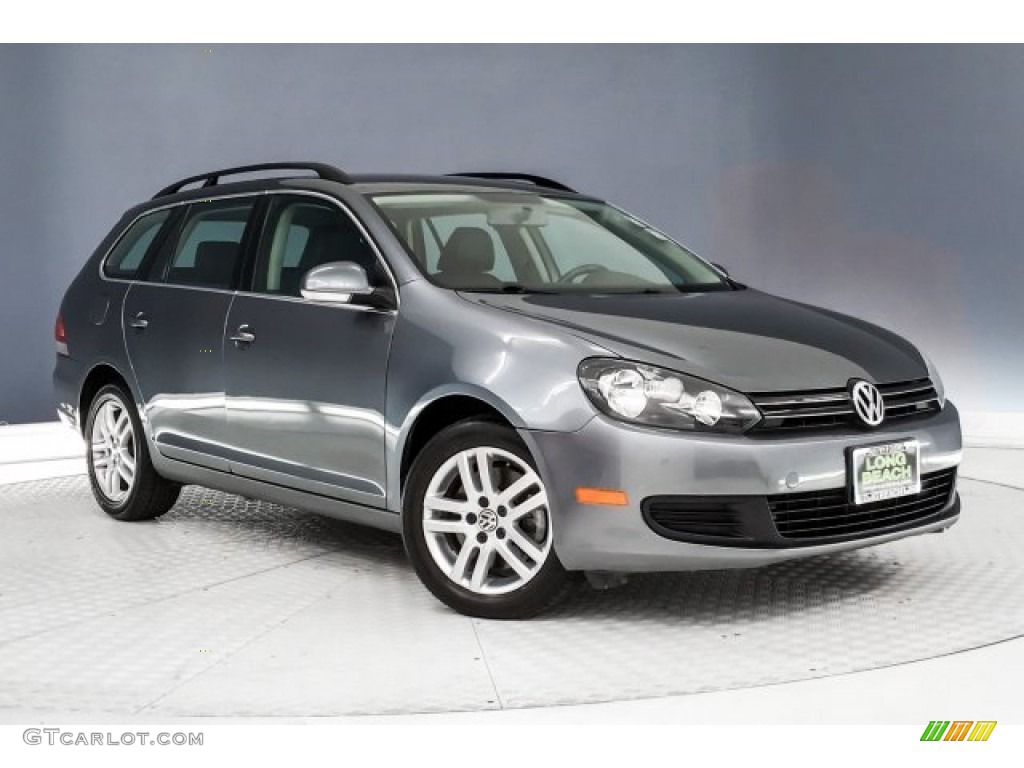 2012 Jetta TDI SportWagen - Platinum Gray Metallic / Titan Black photo #19