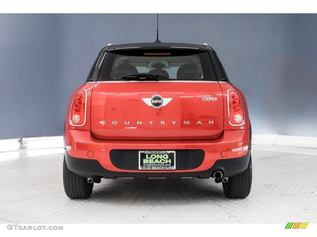 2015 Countryman Cooper - Blazing Red Metallic / Carbon Black photo #3