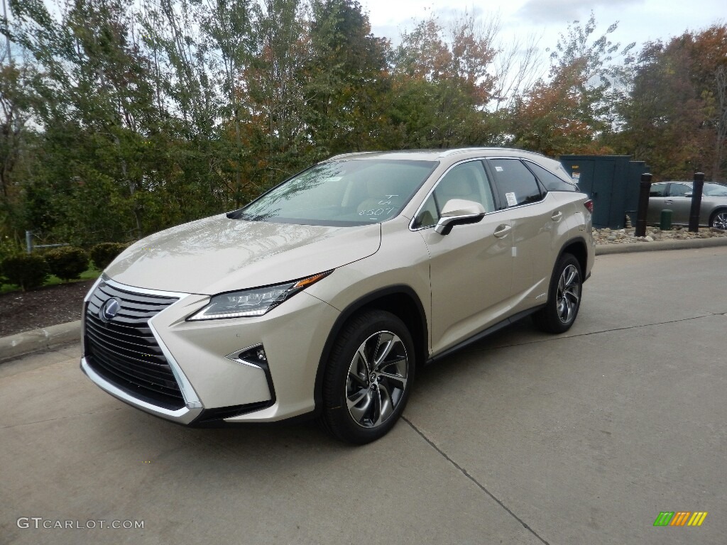 2019 RX 450hL AWD - Satin Cashmere Metallic / Parchment photo #1