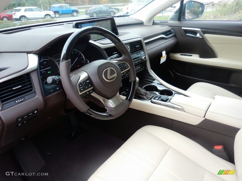 Parchment Interior 2019 Lexus RX 450hL AWD Photo #130092140