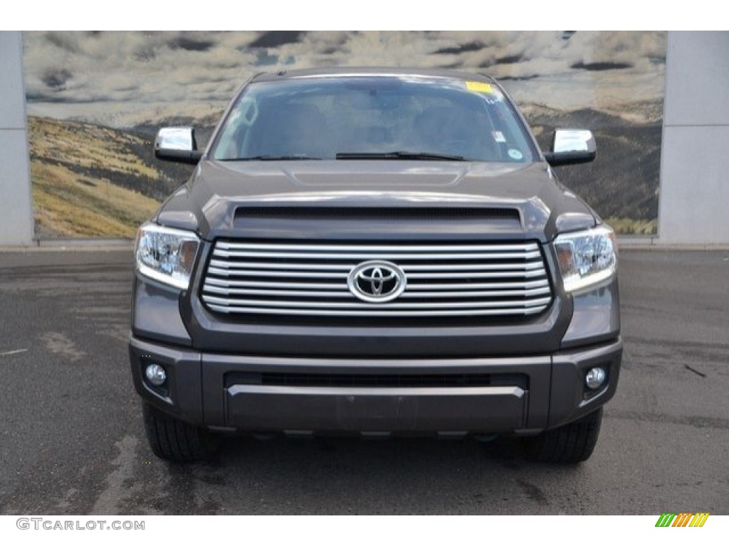 2015 Tundra Platinum CrewMax 4x4 - Magnetic Gray Metallic / Black photo #8